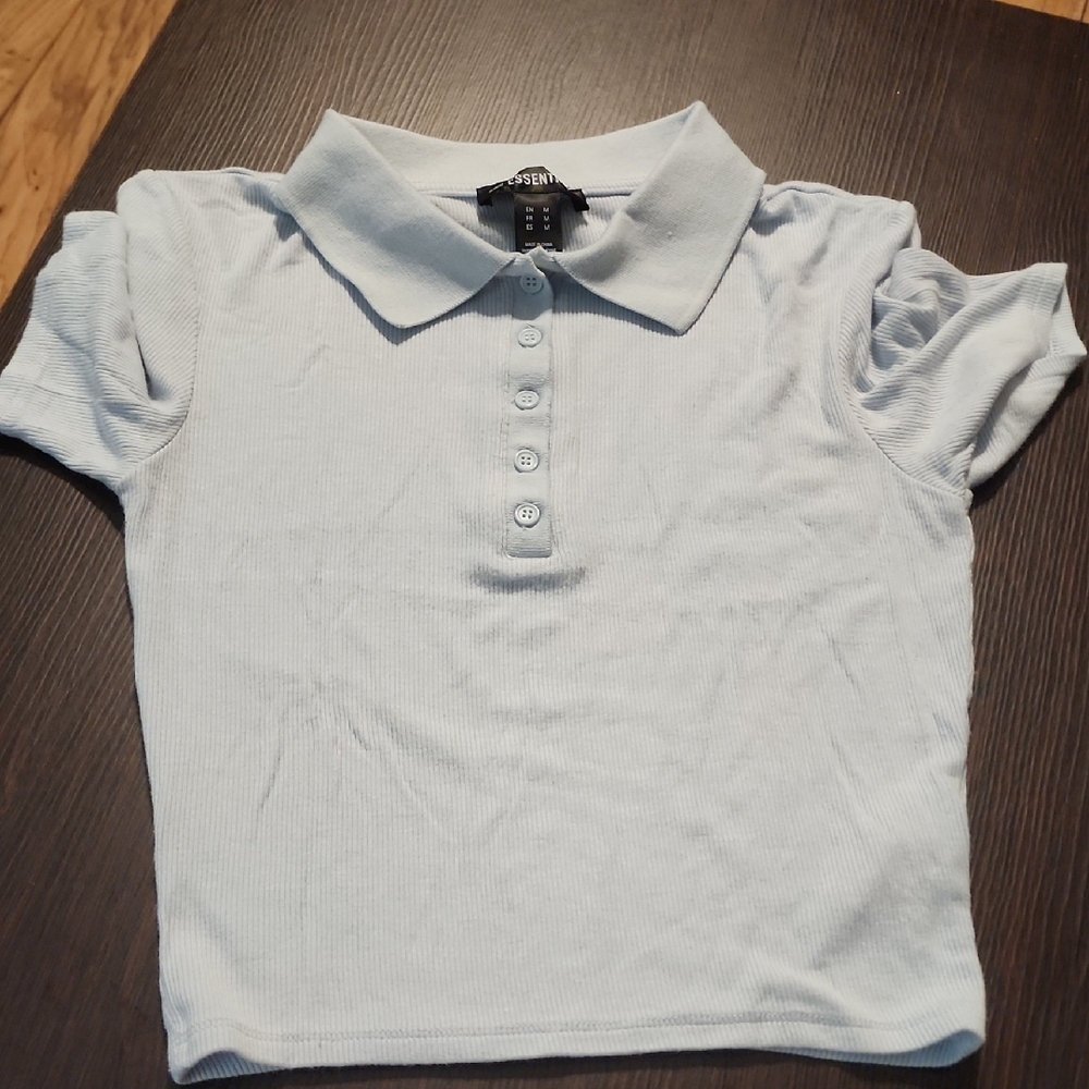 Essentials Polo Shirts - Sky Blue and Mint - Picture 2 of 5